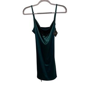 Zara Emerald Satin Camisole